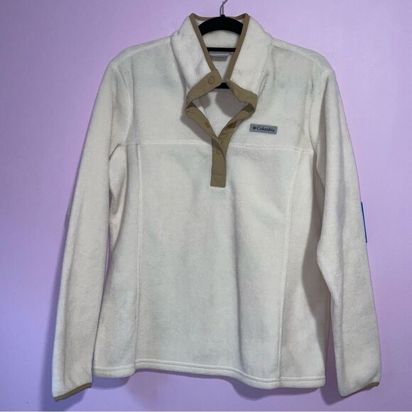 Columbia Tops - NEW Columbia Benton Springs Half Snap Pullover Women L Fleece Sweater Gorpcore